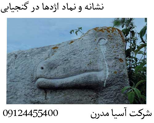 نشانه و نماد اژدها در گنجیابی